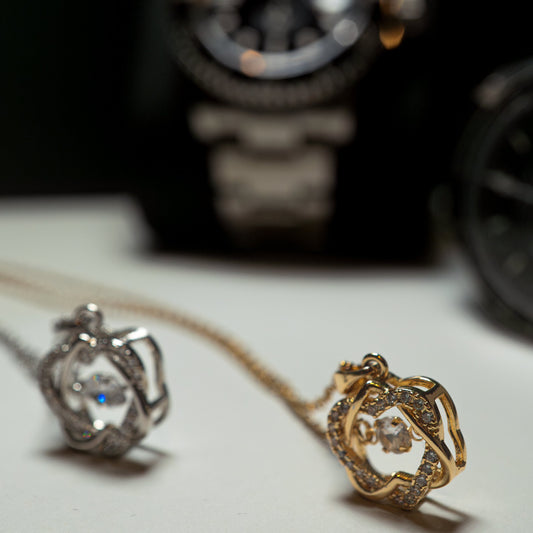 Loraventi Kette in Gold mit funkelndem Herzanhänger – limitiert